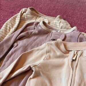 Cozy NB Long Sleeve Footies - Set of 3